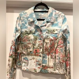 Christopher & Banks Printed Jacket